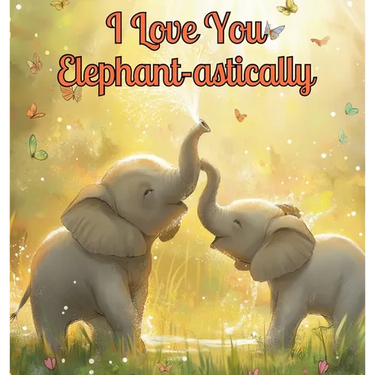 I Love You Elephant-astically: A Baby Illustration Book: Every Creature, Big or Small, Has a Special Way to Say 'I Love You.' Let's Discover Their He