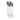 Black Punched Metal Candle Holder Garden Stake (Set of 4)