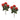 Red Geranium Floral Bush (Set of 2)