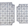 Woven Wood Square Wall Hanging (Set of 2)