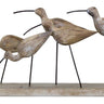 Wooden Sea Bird Sculpture 13"L