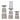 Leaf Pattern Candle Holder with Wood Design (Set of 3)