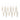 White Frosted Pinecone Drop Ornament (Set of 12)