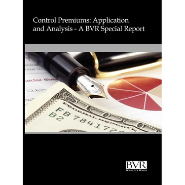 Control Premiums: Application and Analysis