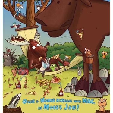 Ollie & Morus Kickback with MAC, In Moose Jaw!: Cold-a-da Is Loony for MAC & Morus Moose!