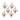 Icy Winter Fern Spray (Set of 6)