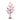 LED Lighted Frosted Berry Twig Tree with Base 38"H