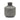 Goemetric Terra Cotta Vase with Black Finish 9"H