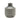 Goemetric Terra Cotta Vase with Black Finish 7"H