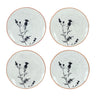 Rustic Thistle Etched Plate with Speckled Finish (Set of 4)