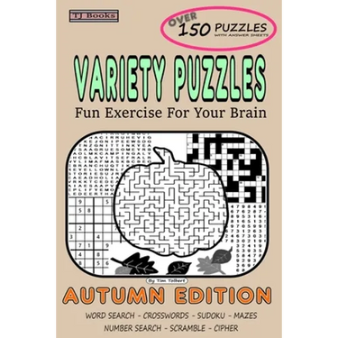 Variety Puzzles Autumn Edition: Fun Exercise For Your Brain