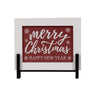 Merry Christmas/Happy New Year Sign 8.5"L