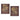 Laurel and Holly Plaque (Set of 2)