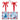 Sledding and Christmas Tree Ornament (Set of 12)