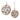 Wood Cut Out Snowflake Ornament (Set of 12)