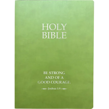 Kjver Holy Bible, Be Strong and Courageous Life Verse Edition, Large Print, Olive Ultrasoft: (King James Version Easy Read, Red Letter, Green, Joshua