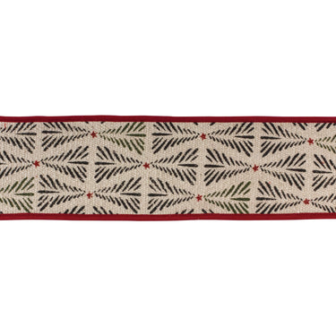 Rustic Holiday Pine Ribbon 4" x 5 yds.