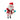 Plush Santa Ornament (Set of 12)