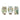 Terra Cotta Owl Figurine (Set of 3)