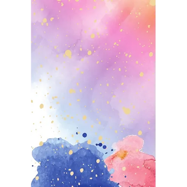 Watercolor Lined Journal