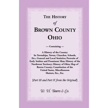 The History of Brown County, Ohio