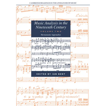 Music Analysis in the Nineteenth Century: Volume 2, Hermeneutic Approaches