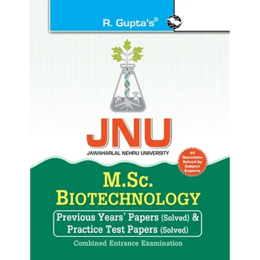 Jnu: M.Sc. Biotechnology Previous Years' Papers & Test Papers (Solved) for Combined Entrance Examination
