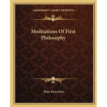 Meditations Of First Philosophy