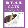 REAL CATS Coloring Book: 50 Pages of Cats to Color for Adults or Kids