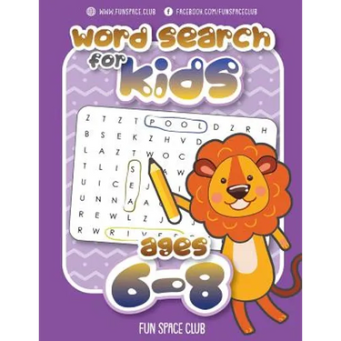 Word Search for Kids Ages 6-8: Word search puzzles for Kids Activity books Ages 6-8 Grade Level 1 - 3