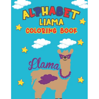 Alphabet Liama Coloring Book: Kids Coloring Book for Learn & Draw Alphabet