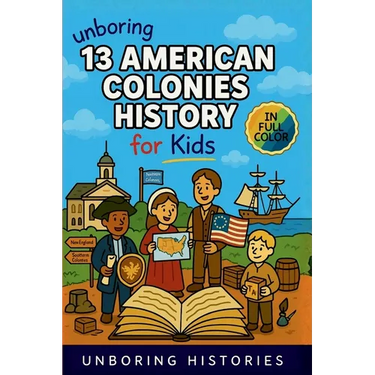 Unboring 13 American Colonies History for Kids: Funny, Interesting, Concise Guide to the 13 Colonies, Colonial Life, and Surprising Stories You Won't
