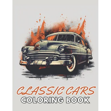 Classic Cars Coloring Book for Adult: High Quality +100 Beautiful Designs