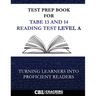 Test Prep Book for TABE 13 and 14 Reading Test Level A