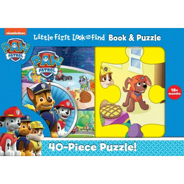 Nickelodeon Paw Patrol: Little First Look and Find Book & Puzzle