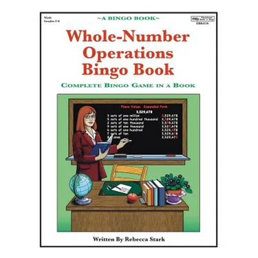 Whole-Number Operations Bingo Book: Complete Bingo Game In A Book