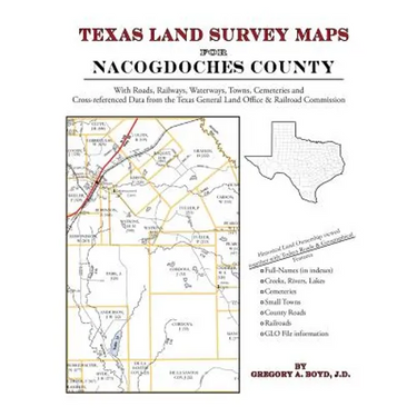 Texas Land Survey Maps for Nacogdoches County