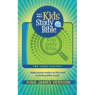 KJV Kids Study Bible (Flexisoft, Green/Blue, Red Letter)