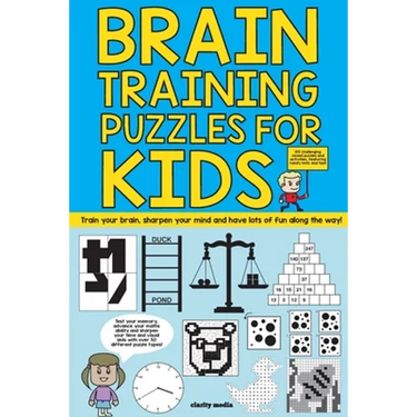 Brain Training Puzzles For Kids: 100 of the best brain teasers with over 50 puzzle types