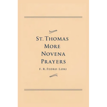 St Thomas More Novena Prayers