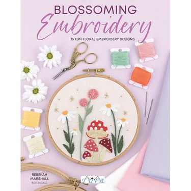 Blossoming Embroidery: 15 Fun Floral Embroidery Designs