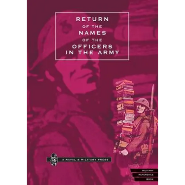 RETURN OF THE NAMES OF THE OFFICERS IN THE ARMY Who receive PENSIONS for the loss of Limbs, or for wounds etc.