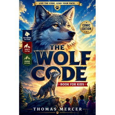 The Wolf Code Book for Kids (Comic Edition): Wolf-Inspired Lessons in Inner Strength, Resilience & Self-Discipline for Boys and Girls Ages 6 -14