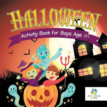 Halloween Activity Book for Boys Age 11