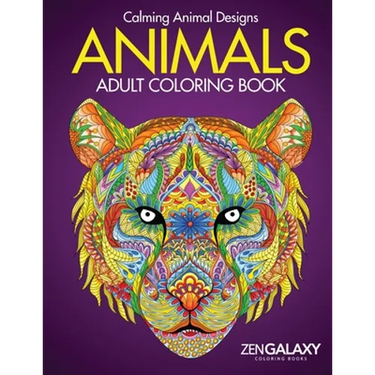Adult Coloring Book: Animals: Calming Animal Designs