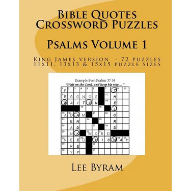 Bible Quotes Crossword Puzzles: Psalms