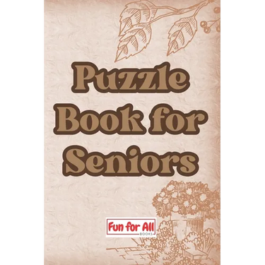 Puzzle Book for Seniors