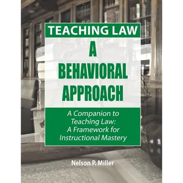 Teaching Law: A Behavioral Approach