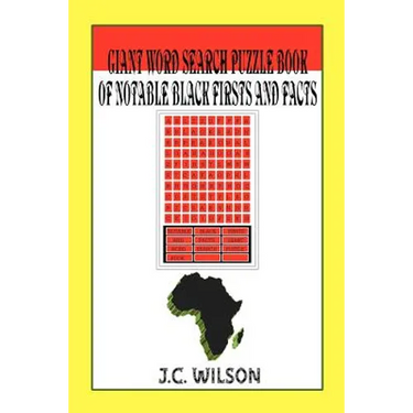 Giant Word Search Puzzle Book of Notable Black Firsts and Facts
