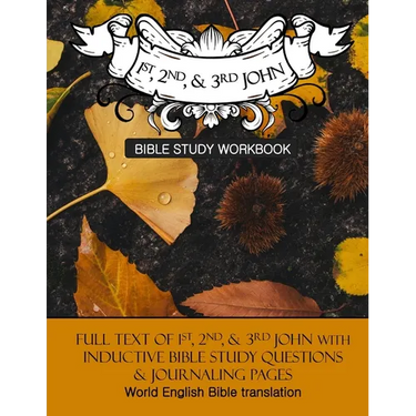 1st, 2nd, & 3rd John Inductive Bible Study Workbook: Full text of 1st, 2nd, & 3rd John with inductive bible study questions